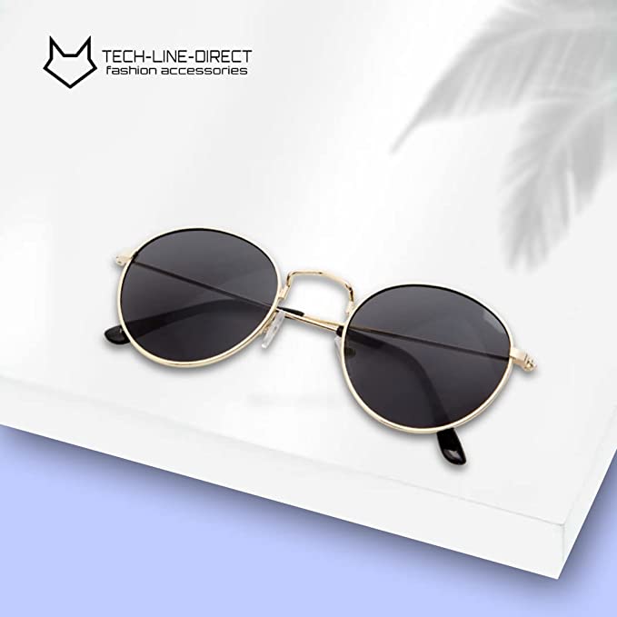 Sunglasses Women Round Glasses Metal Small Frame Eyeglasses