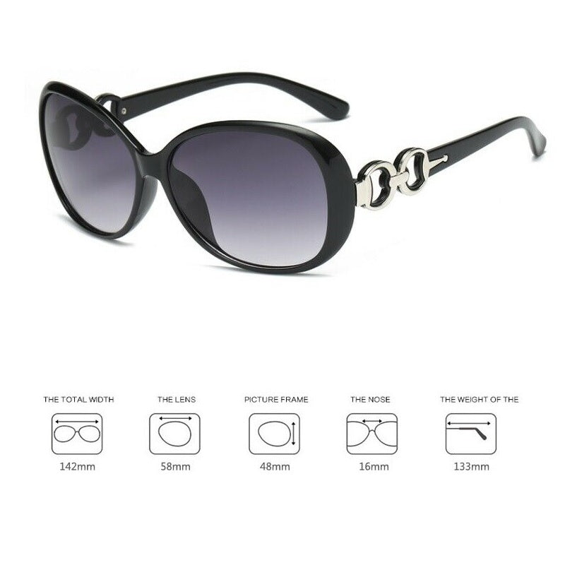 Ladies Sunglasses Design Women Gradient, Tinted Lens Oversized Designer Sun Glasses UV400