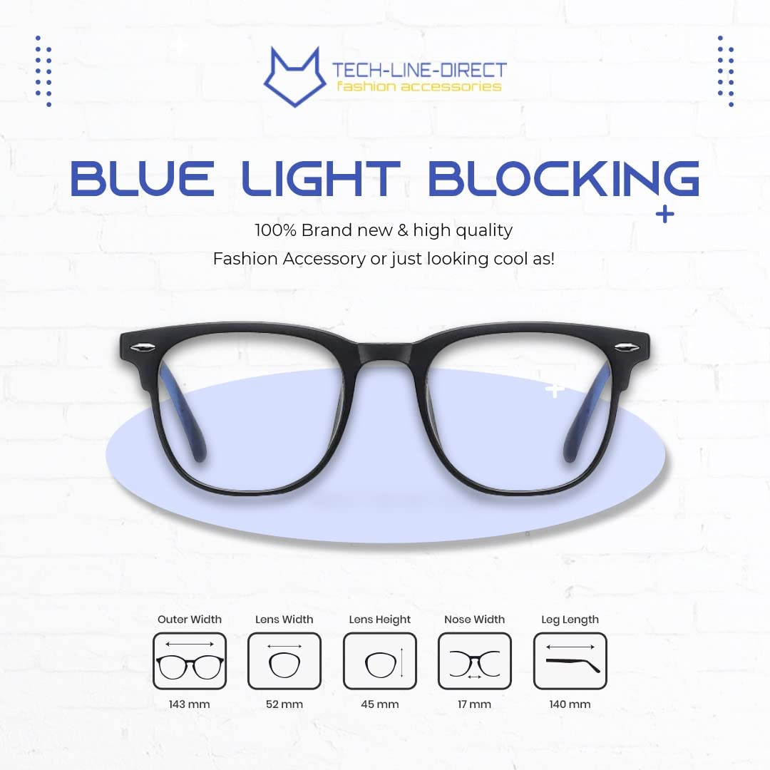 Black Vintage Retro Black Frame Clear Lens Geek Nerd Glasses Classic and Stylish For Men/Women UK