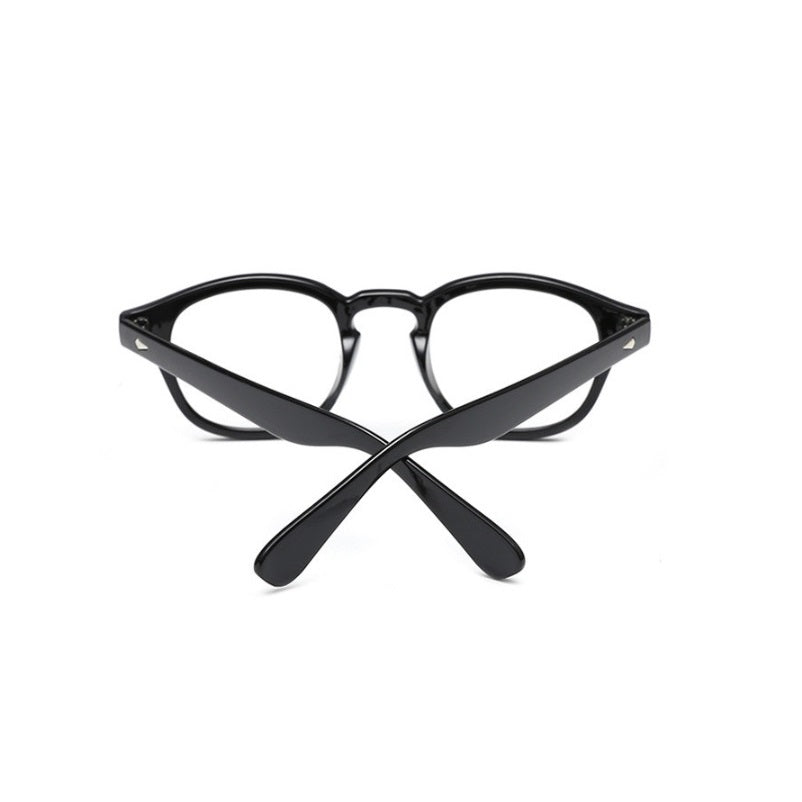 Retro Nerd Fashion Unisex Eyewear Clear Lens Fake Eye Glasses Black ROUND Frame