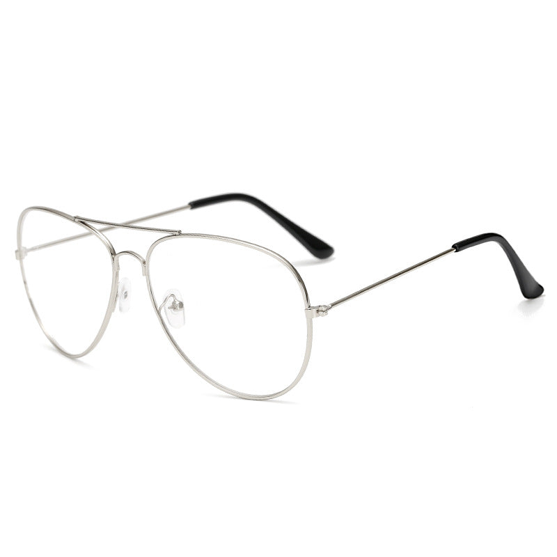 Aviation Metal Frame Anti-Blue light filter Glasses Optics Classic and Stylish Eyeglasses Transparent Clear Lens Eyeglasses