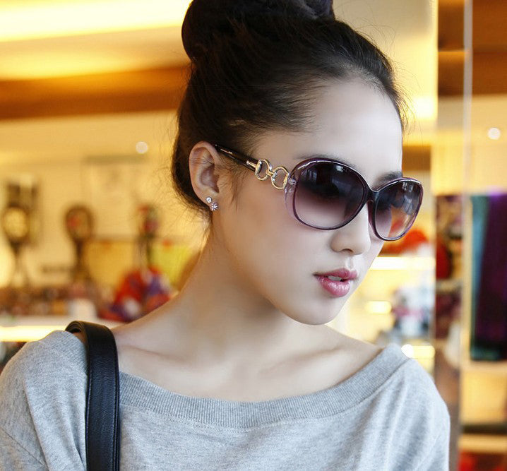 Ladies Sunglasses Design Women Gradient, Tinted Lens Oversized Designer Sun Glasses UV400