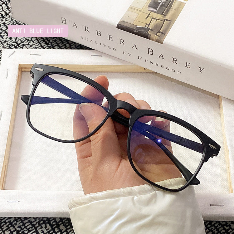 Black Vintage Retro Black Frame Clear Lens Geek Nerd Glasses Classic and Stylish For Men/Women UK