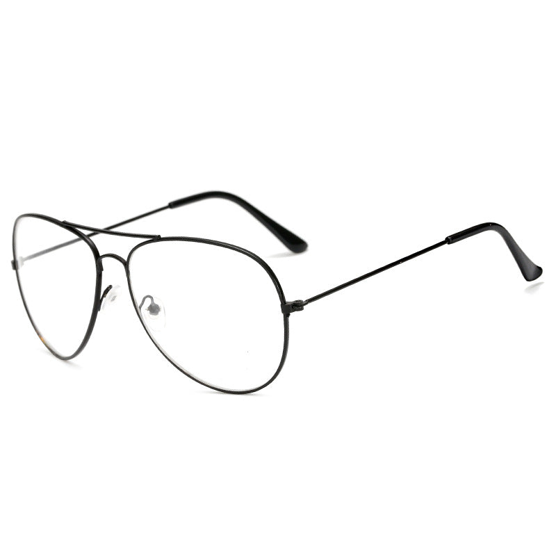 Aviation Metal Frame Anti-Blue light filter Glasses Optics Classic and Stylish Eyeglasses Transparent Clear Lens Eyeglasses