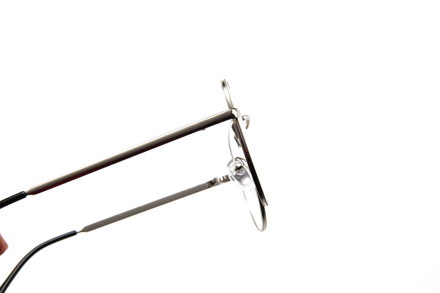 Metal Light Eyewear Oval Glasses PC Oversized Flat Glasses Womens/Mens