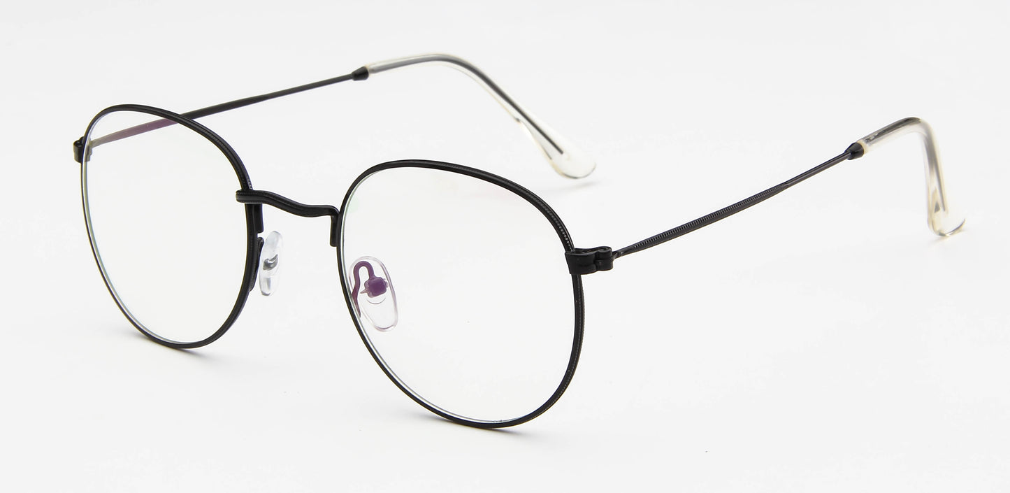 Sunglasses Women Round Glasses Metal Small Frame Eyeglasses