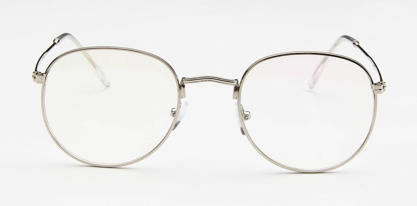 Sunglasses Women Round Glasses Metal Small Frame Eyeglasses