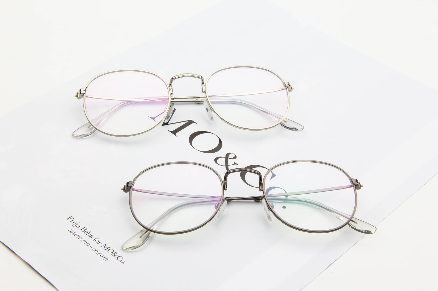 Sunglasses Women Round Glasses Metal Small Frame Eyeglasses