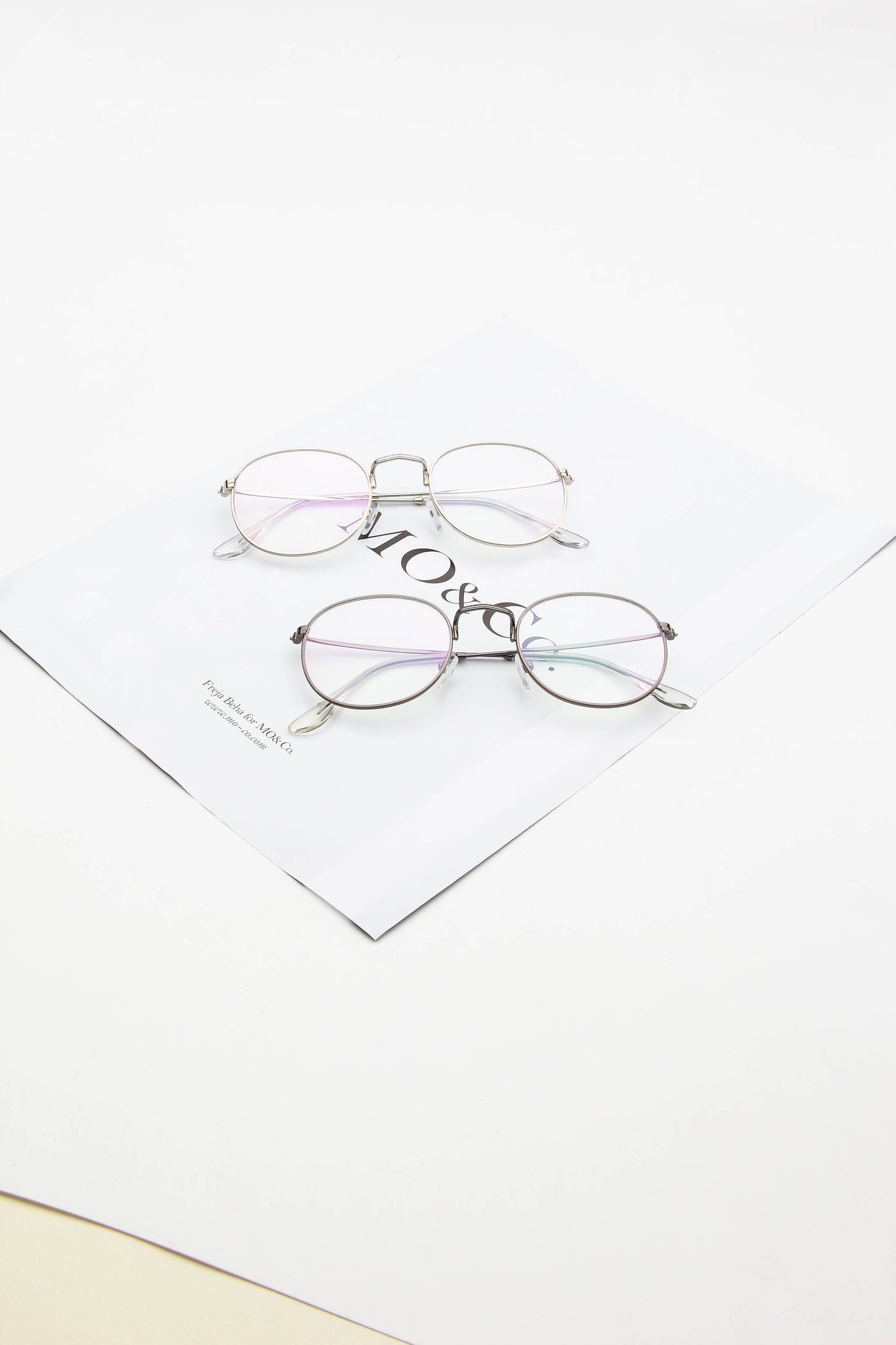 Sunglasses Women Round Glasses Metal Small Frame Eyeglasses