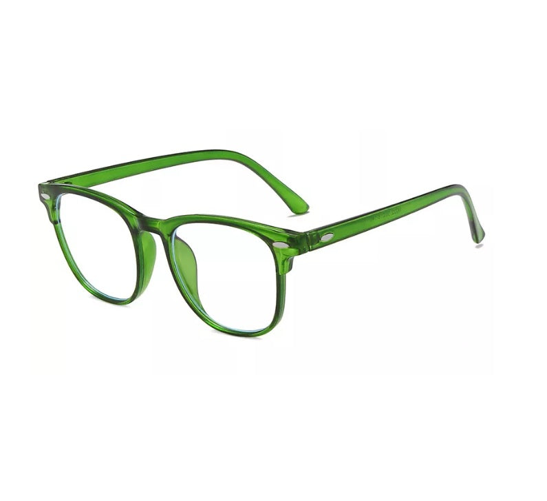 Black Vintage Retro Black Frame Clear Lens Geek Nerd Glasses Classic and Stylish For Men/Women UK