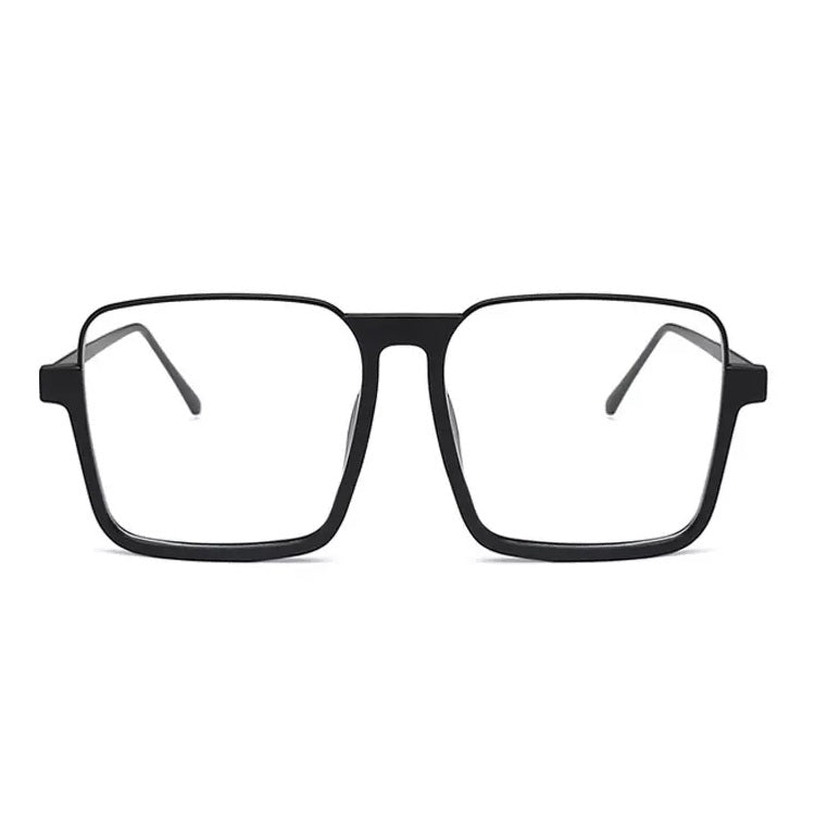Oversized Half Frame Square Blue Light Blocking Classic and Stylish Computer Glasses Mens/ Womens