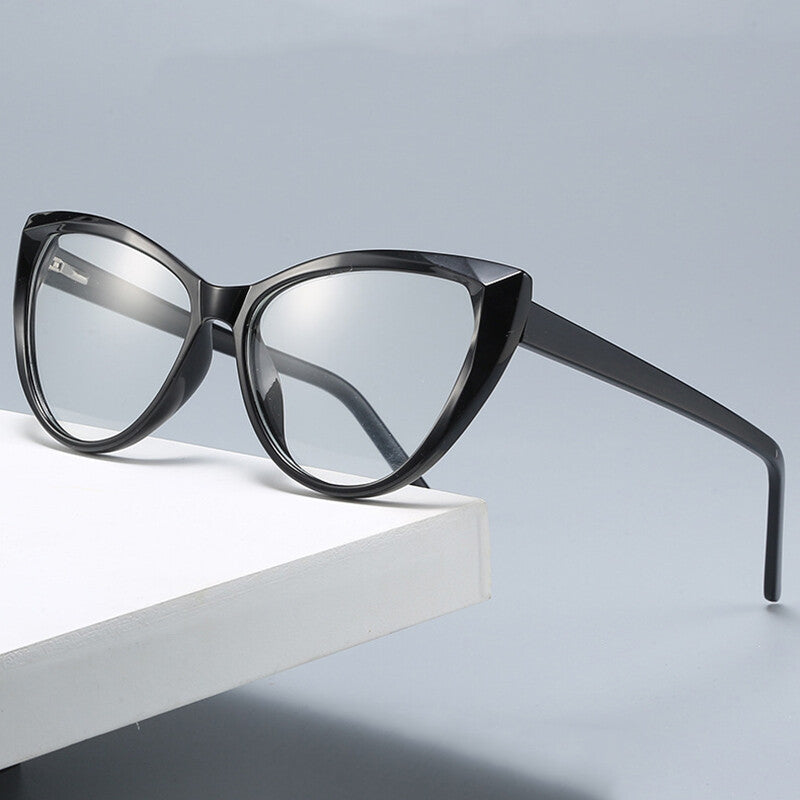 Womens Fashion Eyewear Shades Black Hot Fashion Clear Lens Nerd Geek Glasses UK