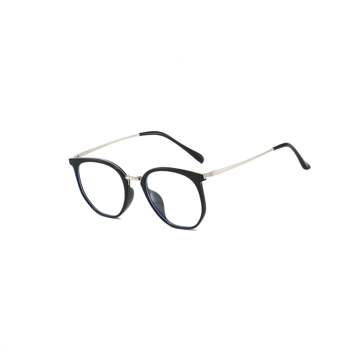 Round Metal Blue Light Blocking Glasses – Anti-Glare Computer Glasses