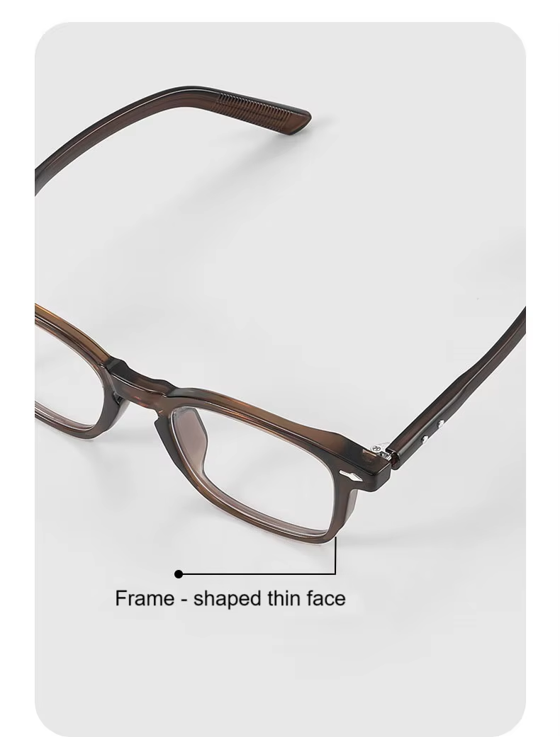 Square Blue Light Blocking Glasses Stylish Anti-Glare Eyewear for Men and Women