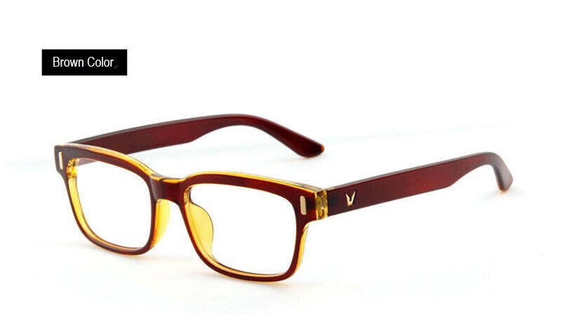 Hot Fashion Mens Womens Retro Clear Lens Glasses Frame Eyewear Unisex - Black