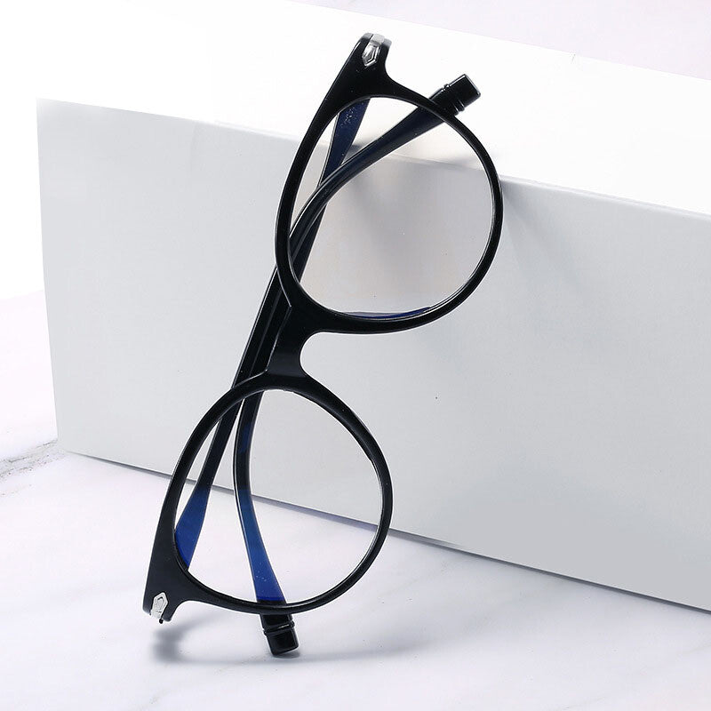 Gaming Glasses Blue Light Blocking Computer Round Vintage Eye wear Geek Anti UV