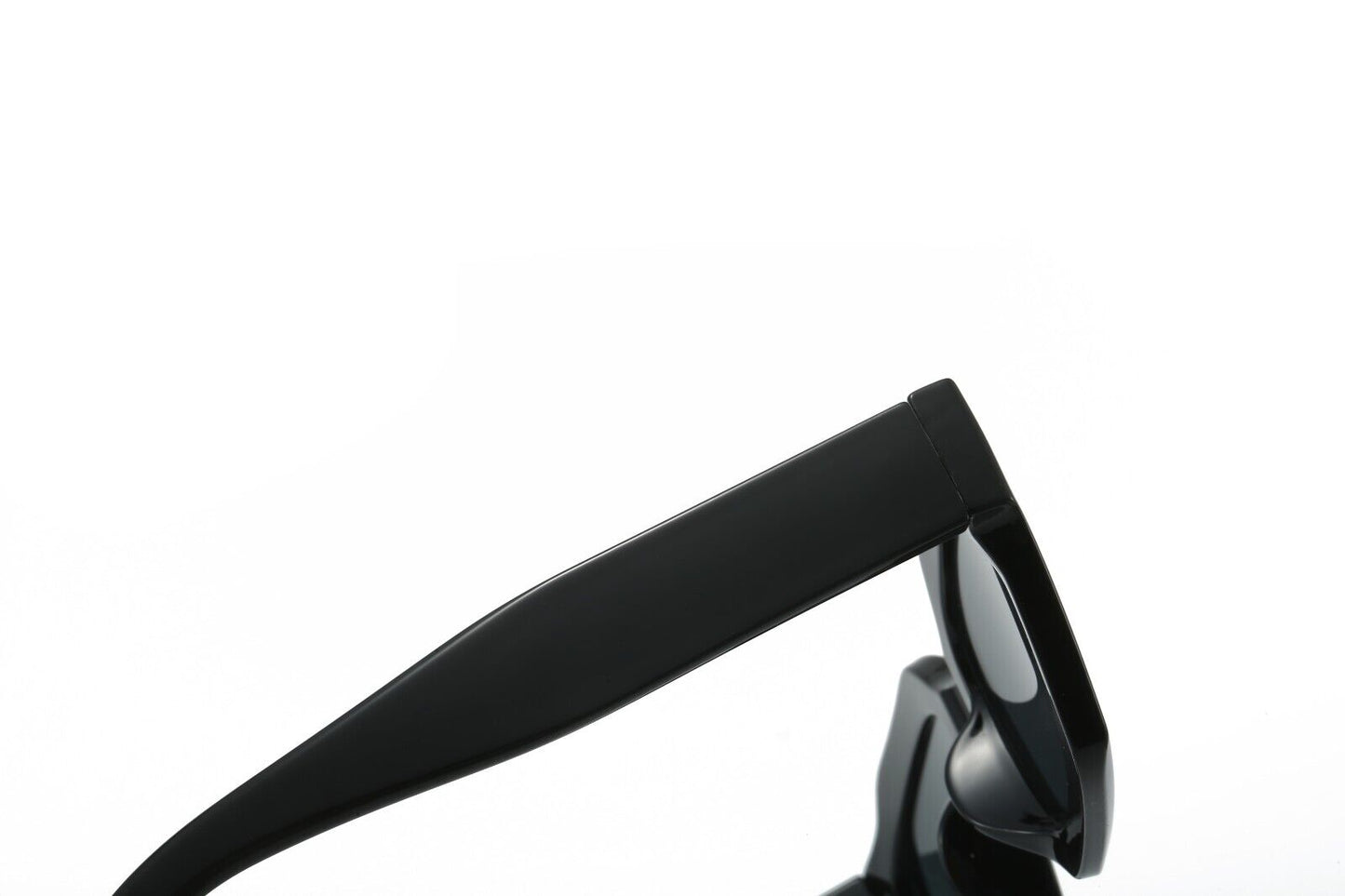 Simple Thick Frame Sunglasses Woman Polygon Euro-American Style Eyewear Glasses