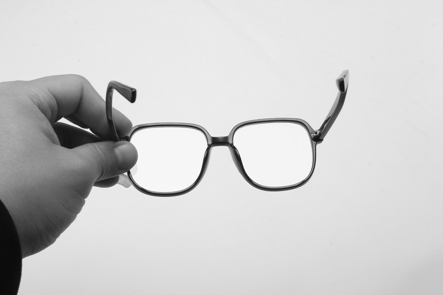 Large Square Frame Oversized Frame Clear Lens Nerd Geek Glasses