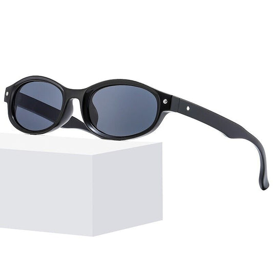 Sleek and Minimalist Small Oval Sunglasses Perfectly Crafted for a Retro Look
