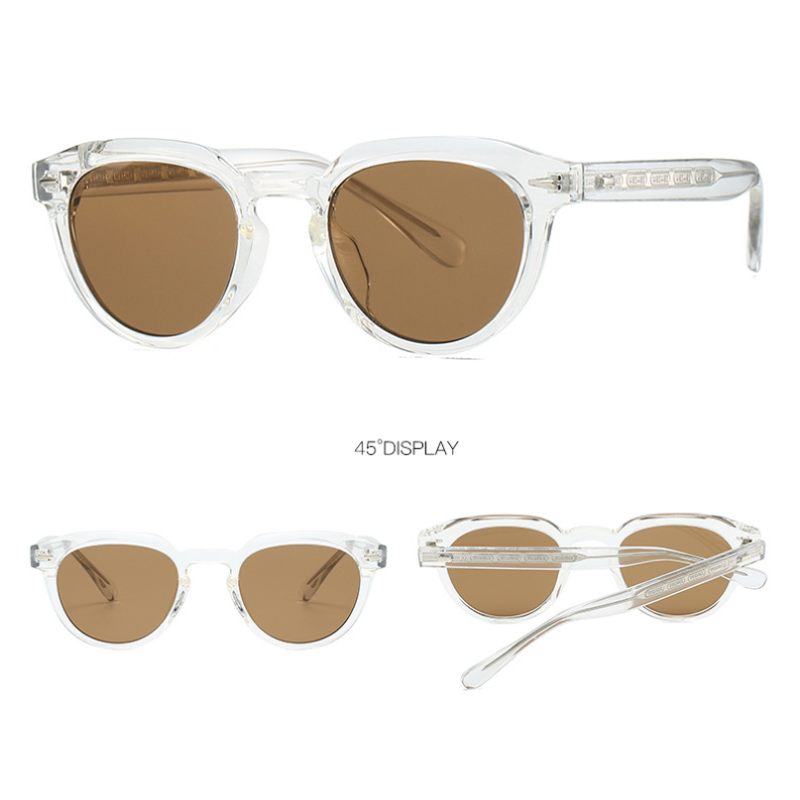 Unisex Luxury Round Sunglasses | Durable Metal Hinges