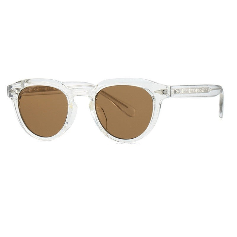 Unisex Luxury Round Sunglasses | Durable Metal Hinges