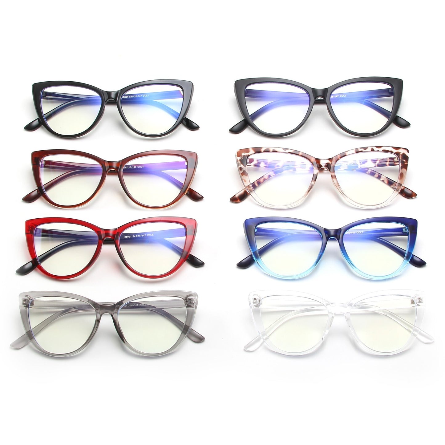 Cat Style Gaming Glasses Blue Light Blocking Computer Smart Phone Eyewear Womens