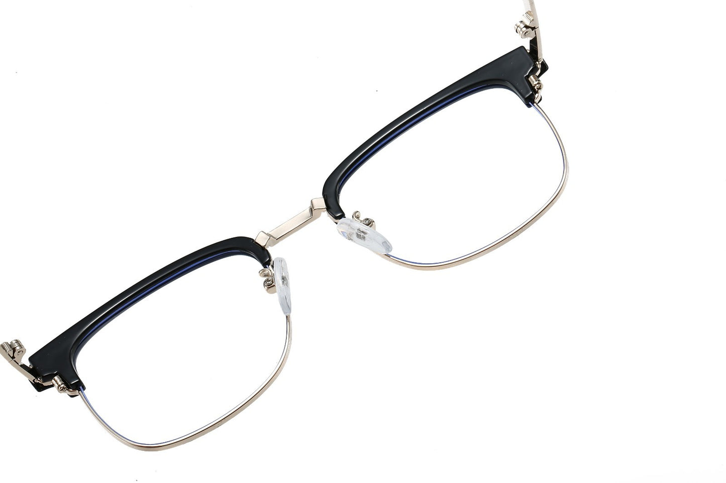 Unisex Metal Square Anti Blue Light Glasses – Eye Protection for Screens