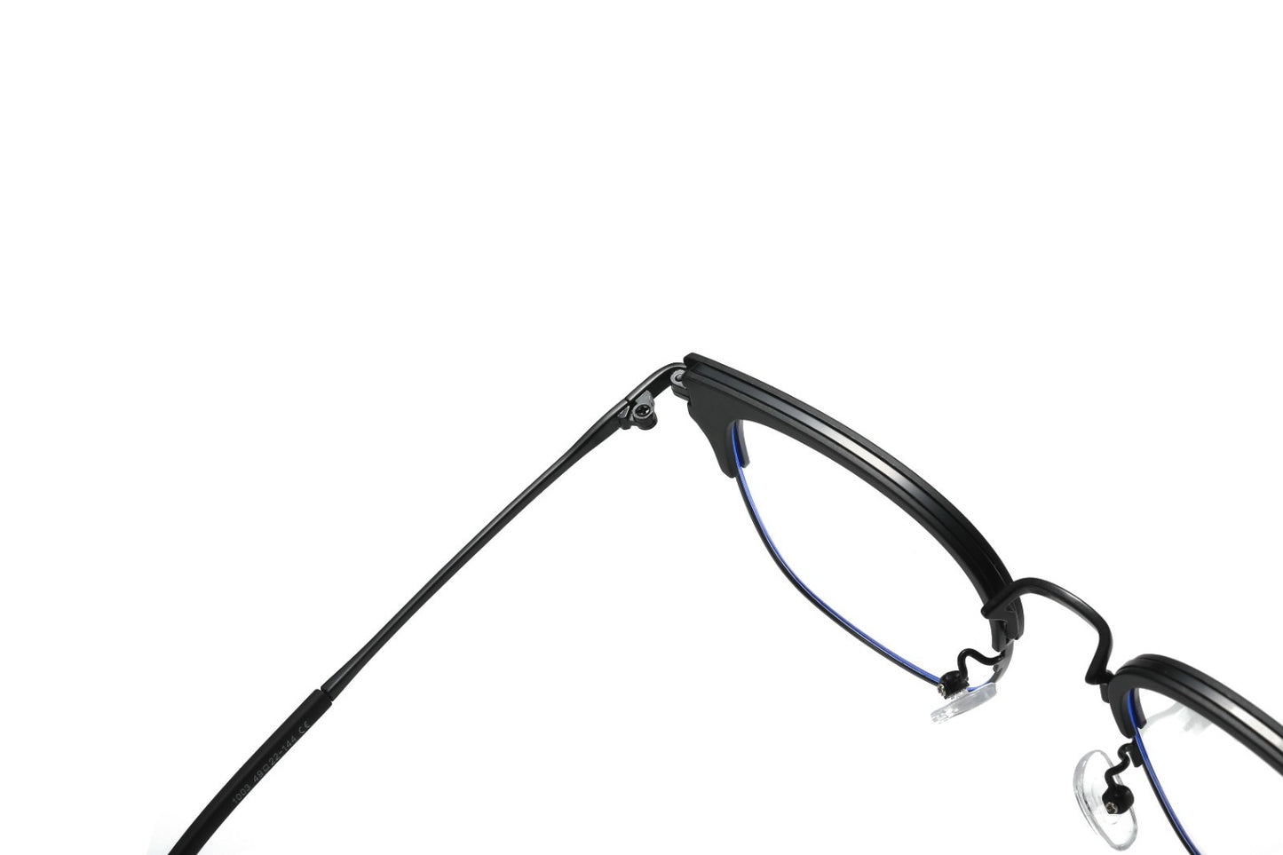 Unisex Retro Metal Square Frame Glasses – Blue Light Blocking for Work & Study