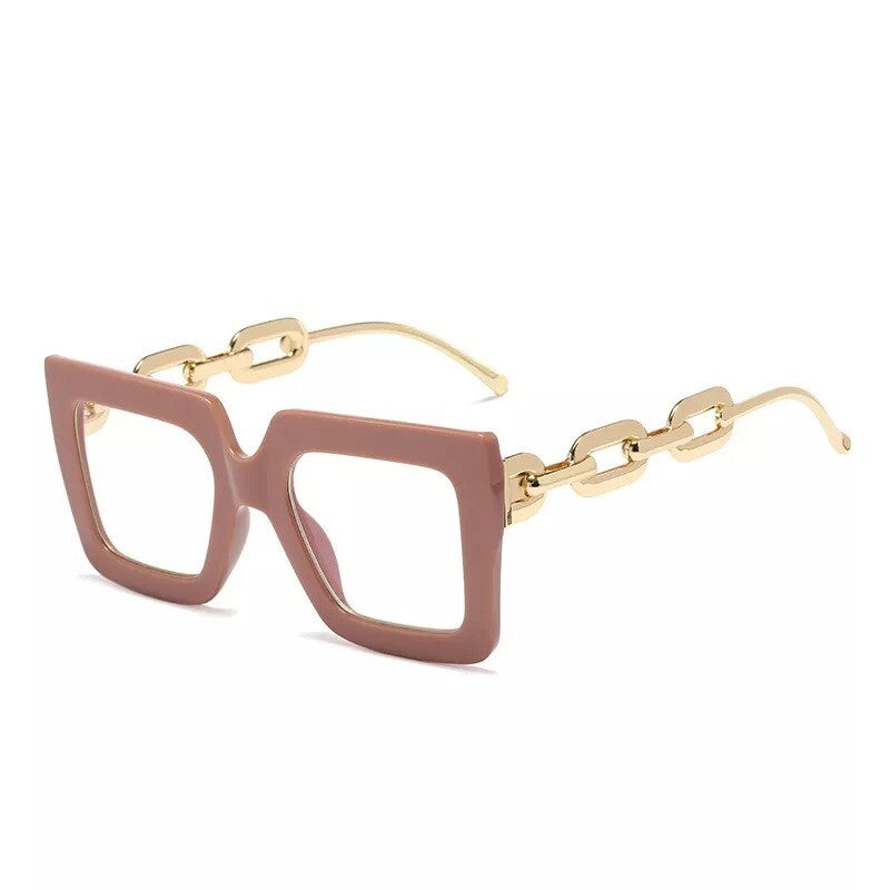 Black fashion New style Goggles Women Oversized Square Glasses Frames Men/Women