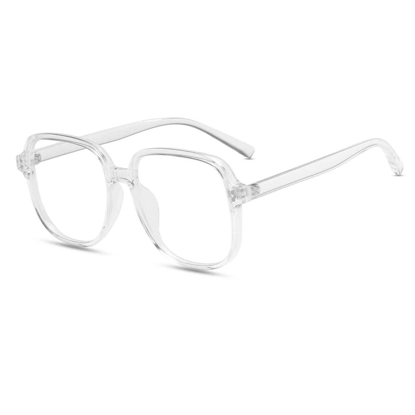 Large Square Frame Oversized Frame Clear Lens Nerd Geek Glasses