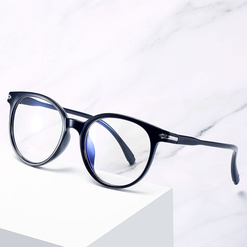 Gaming Glasses Blue Light Blocking Computer Round Vintage Eye wear Geek Anti UV