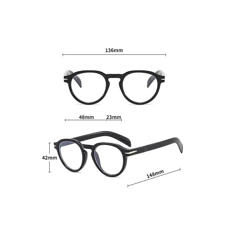 Clear Lens Fashion Glasses With Anti-Blue Light UV400 Lens