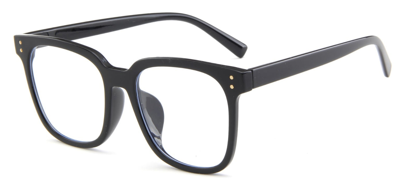 Classic Square Blue Light Filter Glasses Unisex Anti-Glare Eyewear for Computer