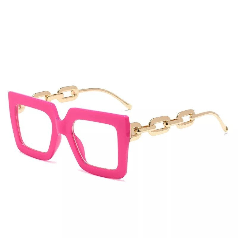 Black fashion New style Goggles Women Oversized Square Glasses Frames Men/Women