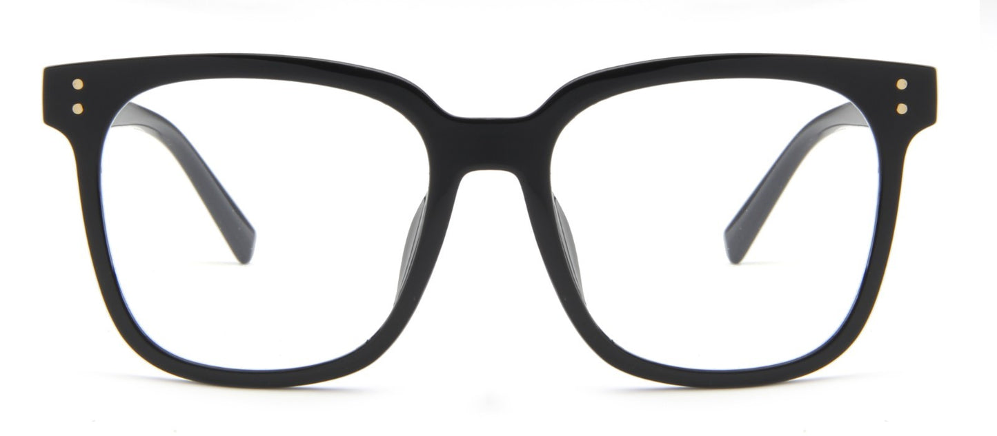 Classic Square Blue Light Filter Glasses Unisex Anti-Glare Eyewear for Computer