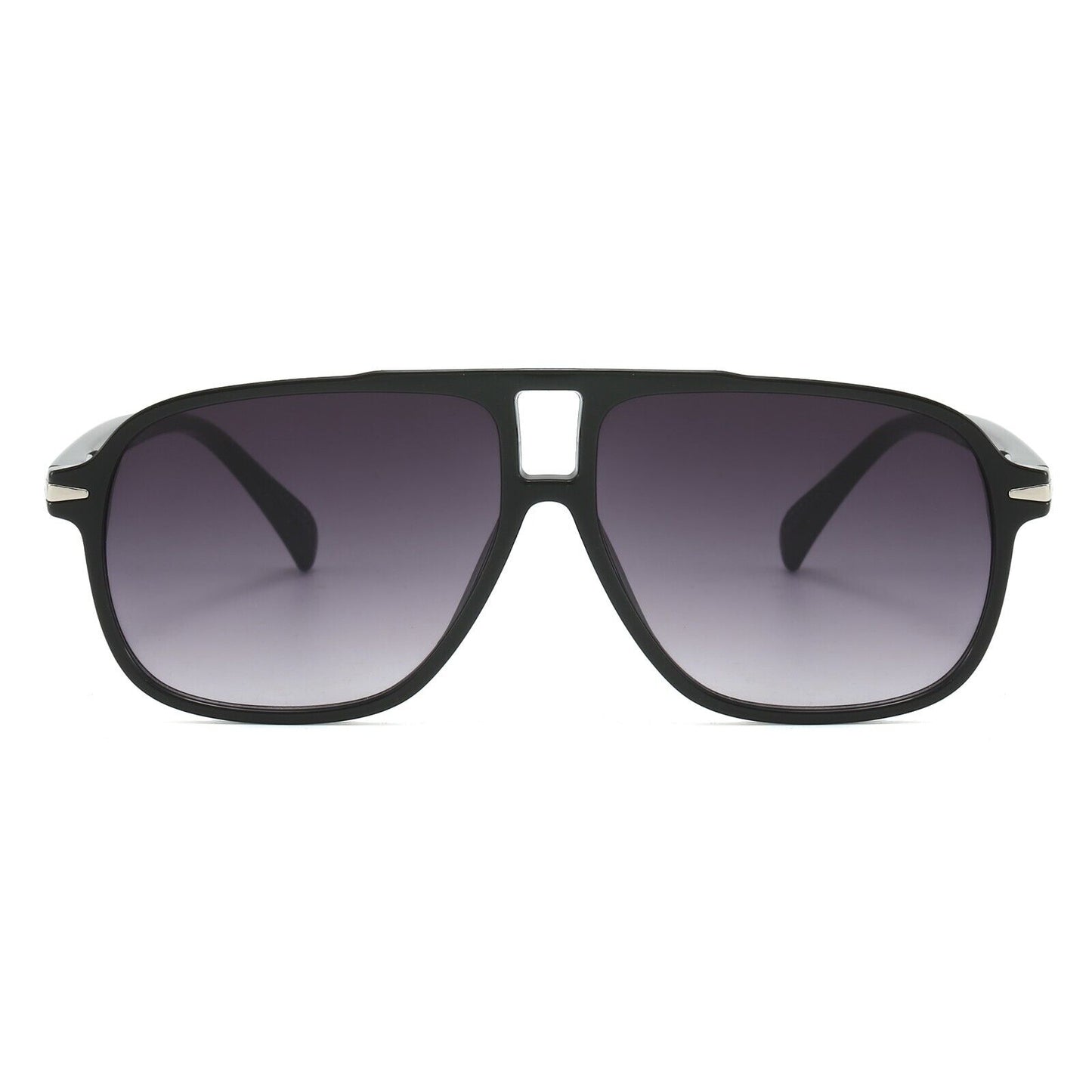 Classic Women' Men' Sunglasses UV400 Protect Double Bridge Aviators Pilot Police