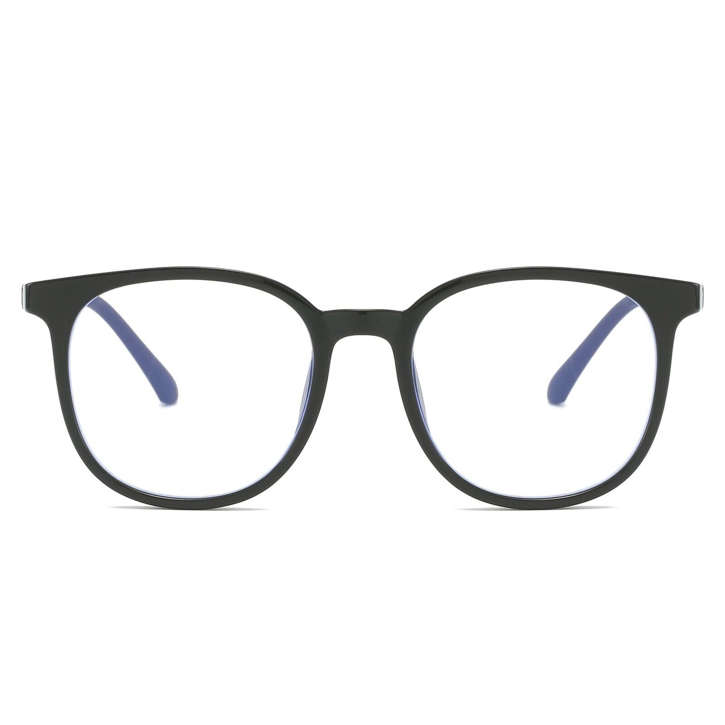 Unisex Round Anti Blue Light Blocking Glasses - Stylish Digital Eye Protection