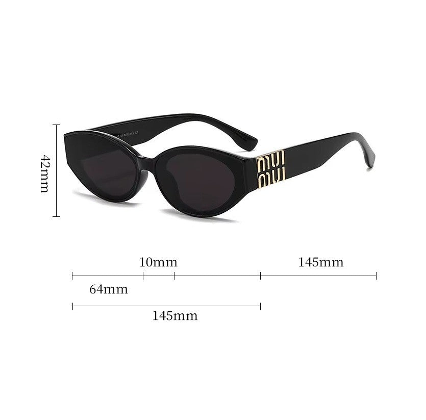 Glasses Stylish Fashion Designer Women Men Sunglasses Cute Oval Trending Shades