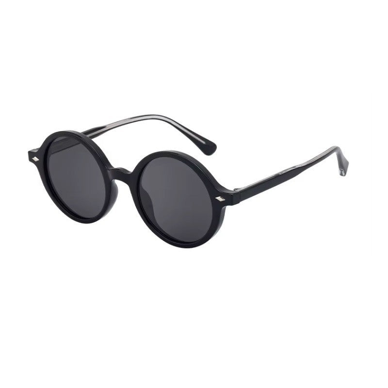 Metal Hinge Round Sunglasses | Unisex Retro Eyewear