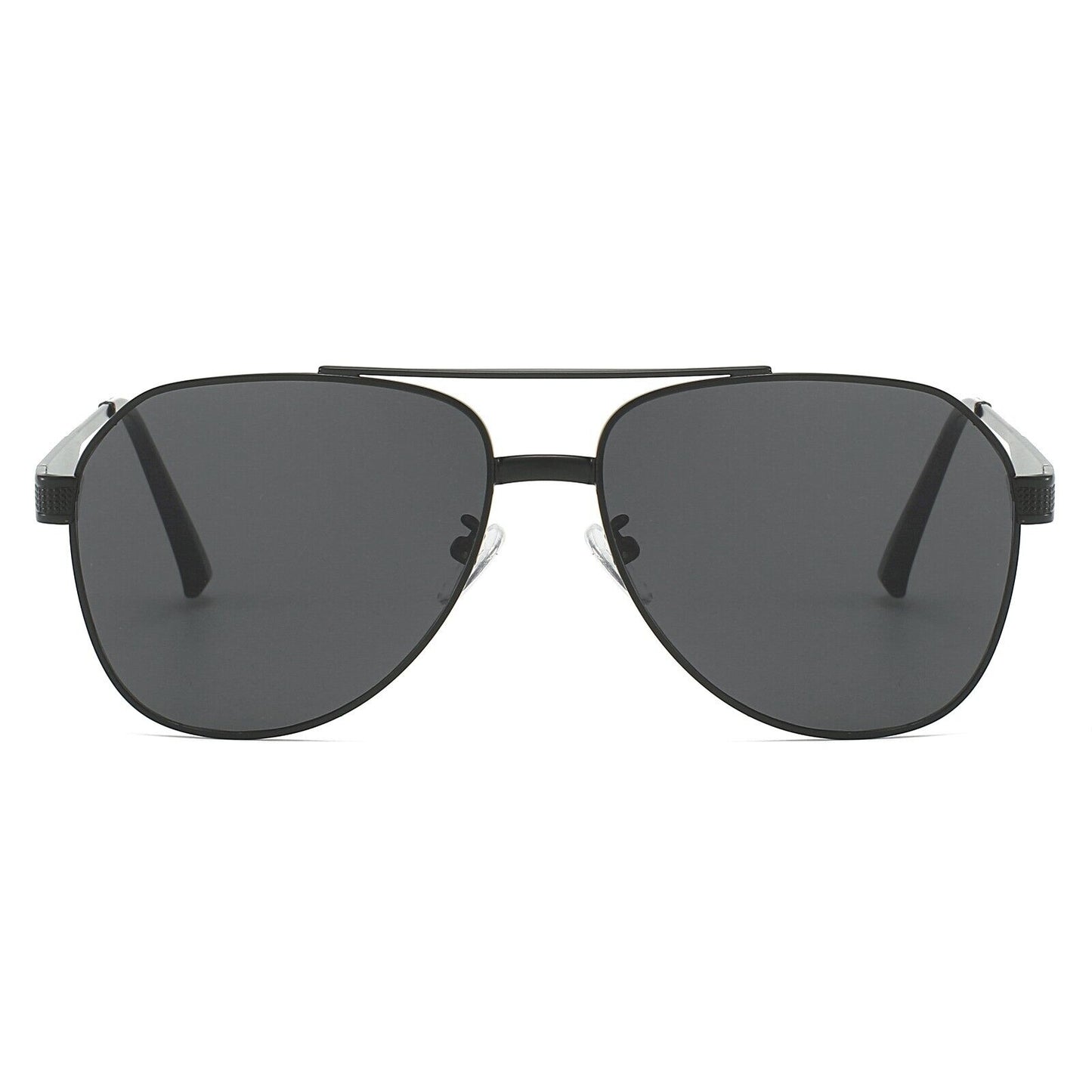 Classic Women' Men' Metal Frame Double Beam Shades Anti-UV400 Sunglasses