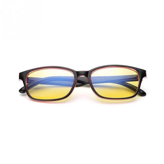 Gaming Glasses New Anti Fatigue Glare Yellow Lens PC Gamers Blue Light Block HD