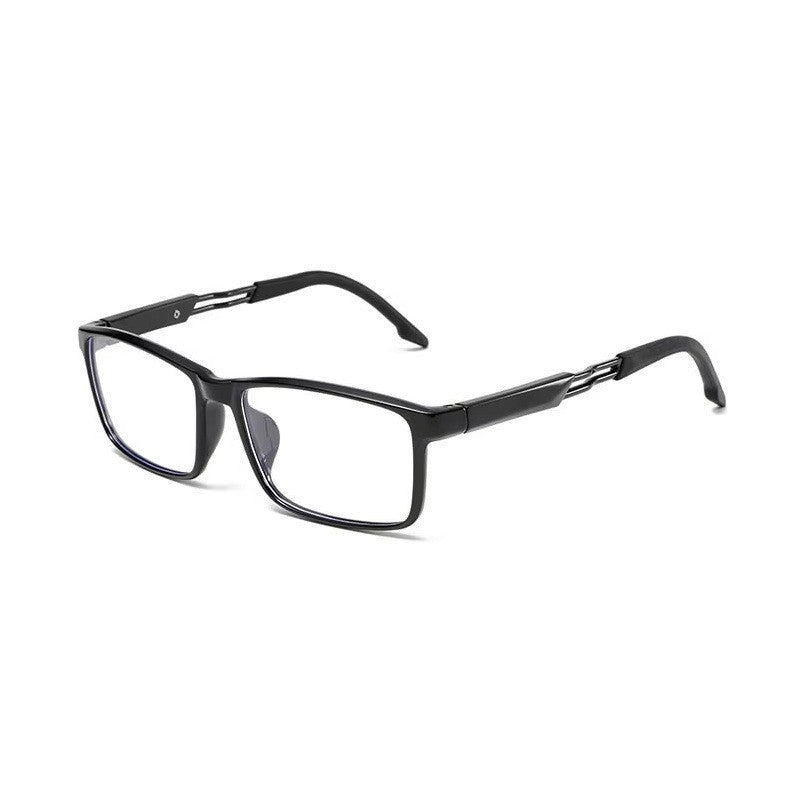 Blue Light Blocking Glasses Rectangle Black Computer Glasses UV400 Unisex UK