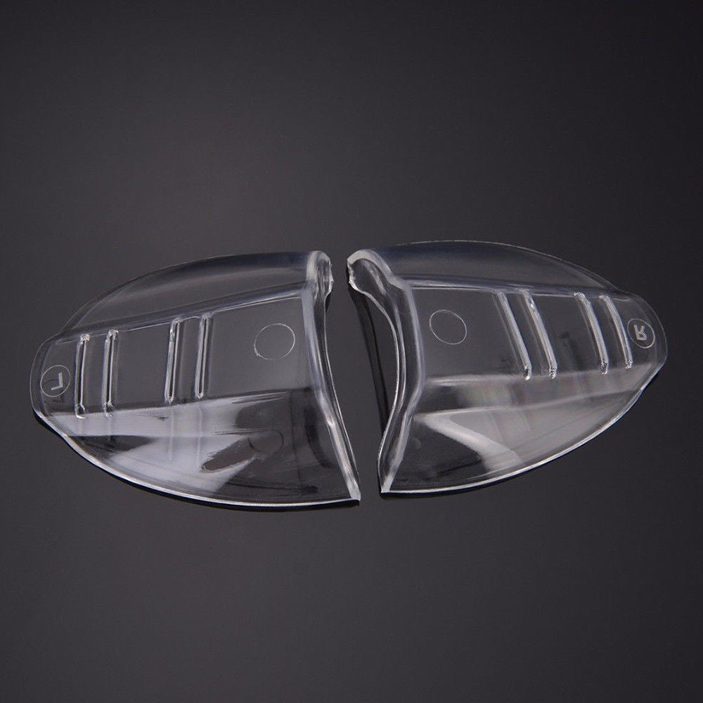 Universal Flexible Protective Clear Cover Side Shields Flap Side For Eye Glasses
