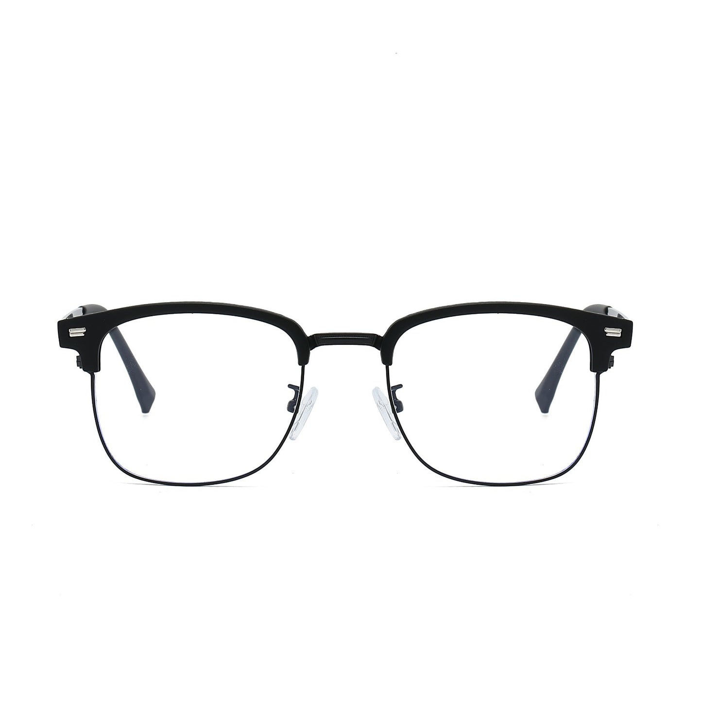 Unisex Metal Square Anti Blue Light Glasses – Eye Protection for Screens