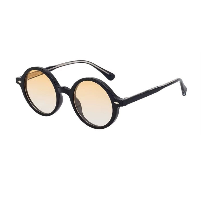 Metal Hinge Round Sunglasses | Unisex Retro Eyewear