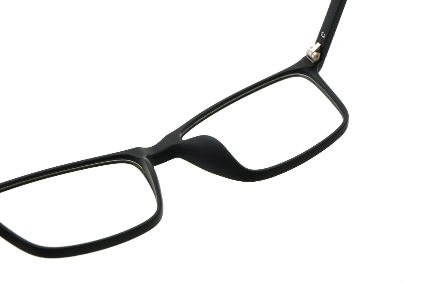 Blue Light Blocking Glasses Rectangle Black Lightweight Computer Glasses TR90