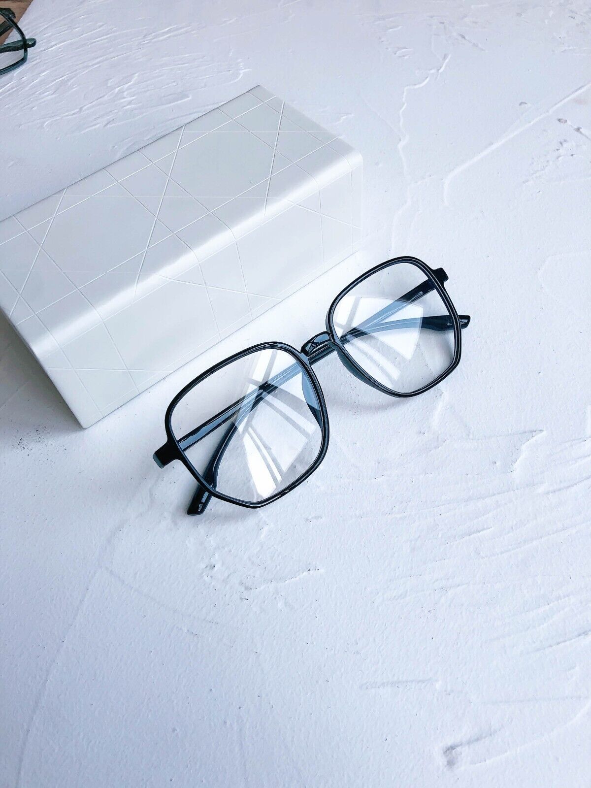 Large Oversized New Fashion Instagram TikTok Trend Polygon Glasses Unisex UK