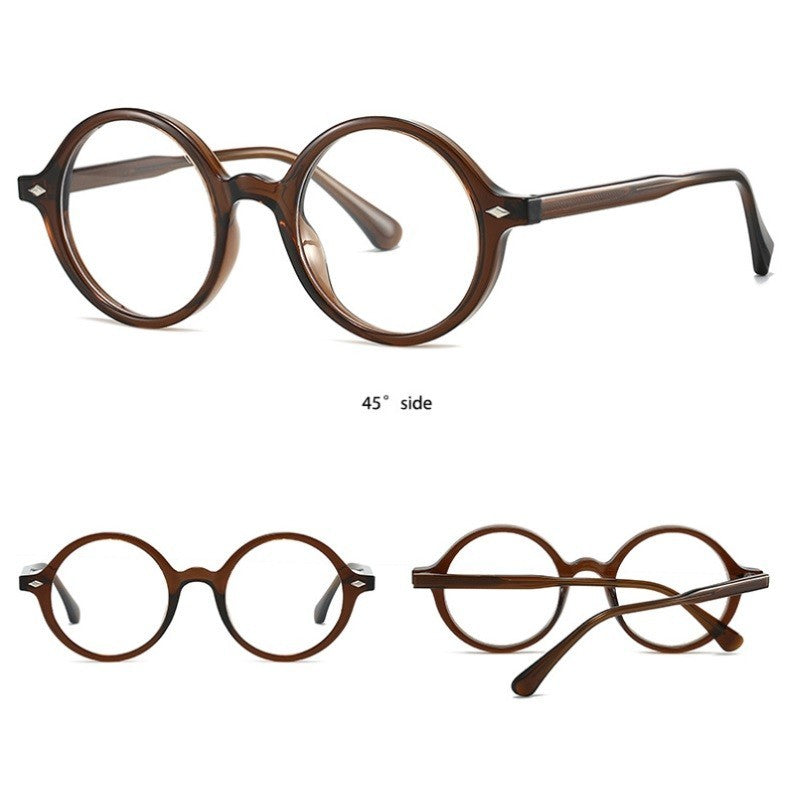 Round Blue Light Blocking Glasses – Stylish Anti-Glare Eyewear for Men and Women