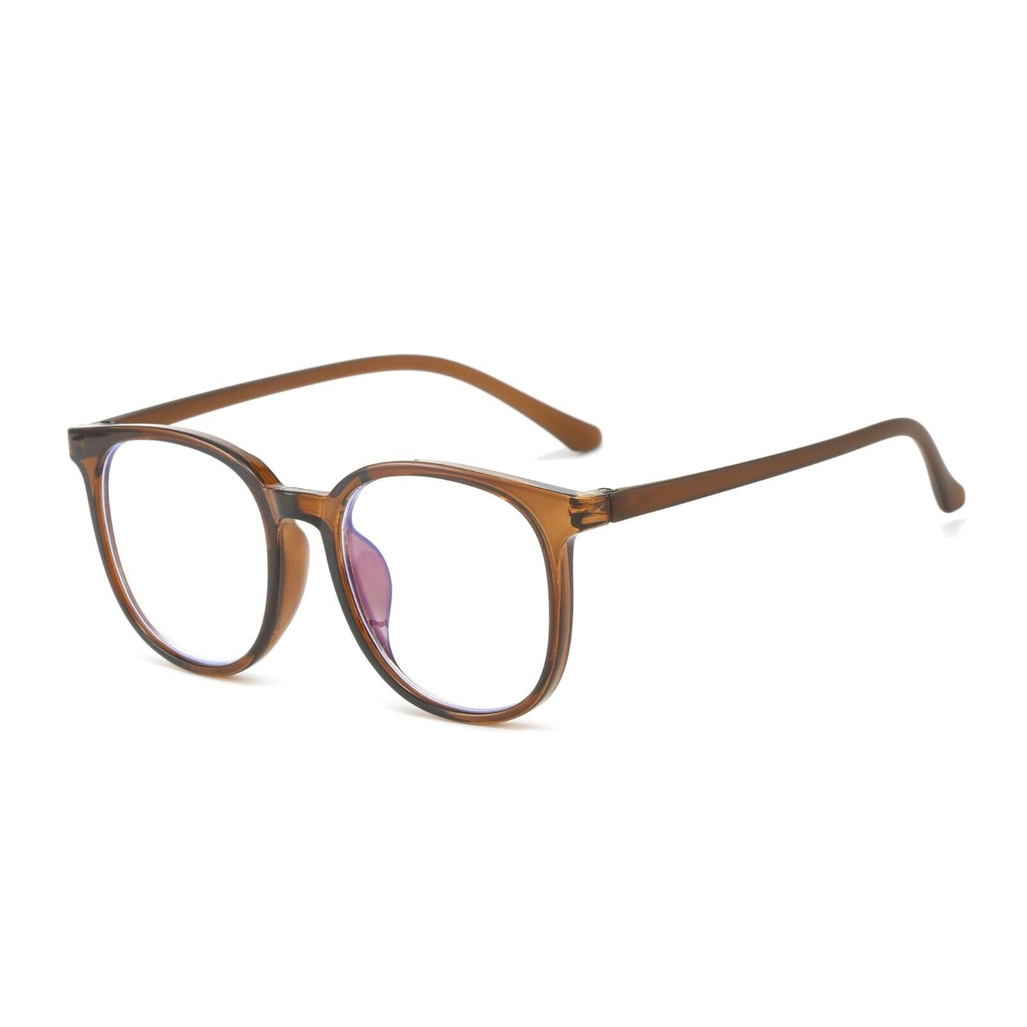 Unisex Round Anti Blue Light Blocking Glasses - Stylish Digital Eye Protection