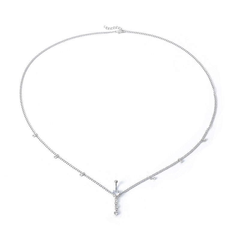 Beauty Crystal CZ Stone Navel Belly Button Ring Bar Body Piercing Jewelry UK
